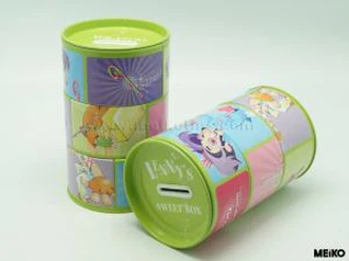 Snúðu þremur þáttum Umferð Mynt Banka Tin