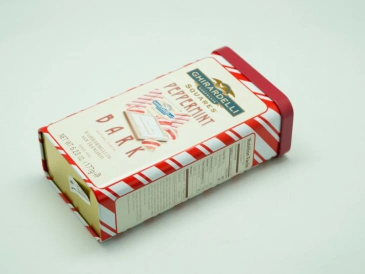 Rectangle Tin Box With Inward Lid