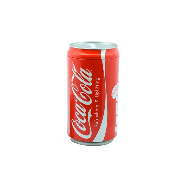 Red Cola Shape Money Box Með Ring Draga
